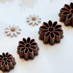 Emporte-pièce en forme de marguerite en pâte polymère | Outils pour pâte polymère | Outils de bijouterie | Fabrication de boucles d&#39;oreilles | Outils d&#39;argile à gaufrer