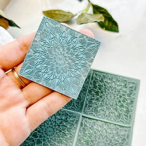 Mandala Texture Mat #10 for Polymer Clay