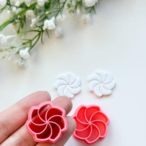 Frühlingsblume #3 Form Ausstechform Ausstechform | Polymer Clay Werkzeuge | Schmuckwerkzeug | Ohrring Herstellung | Embossing von Clay-Werkzeugen