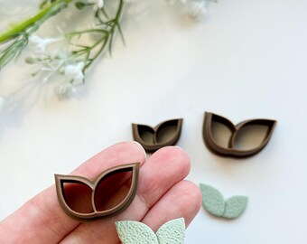Leaves Polymer Clay Cutter | Polymer Clay Tools | Jewellery Tools | Earring Making | Embossing Clay Tools