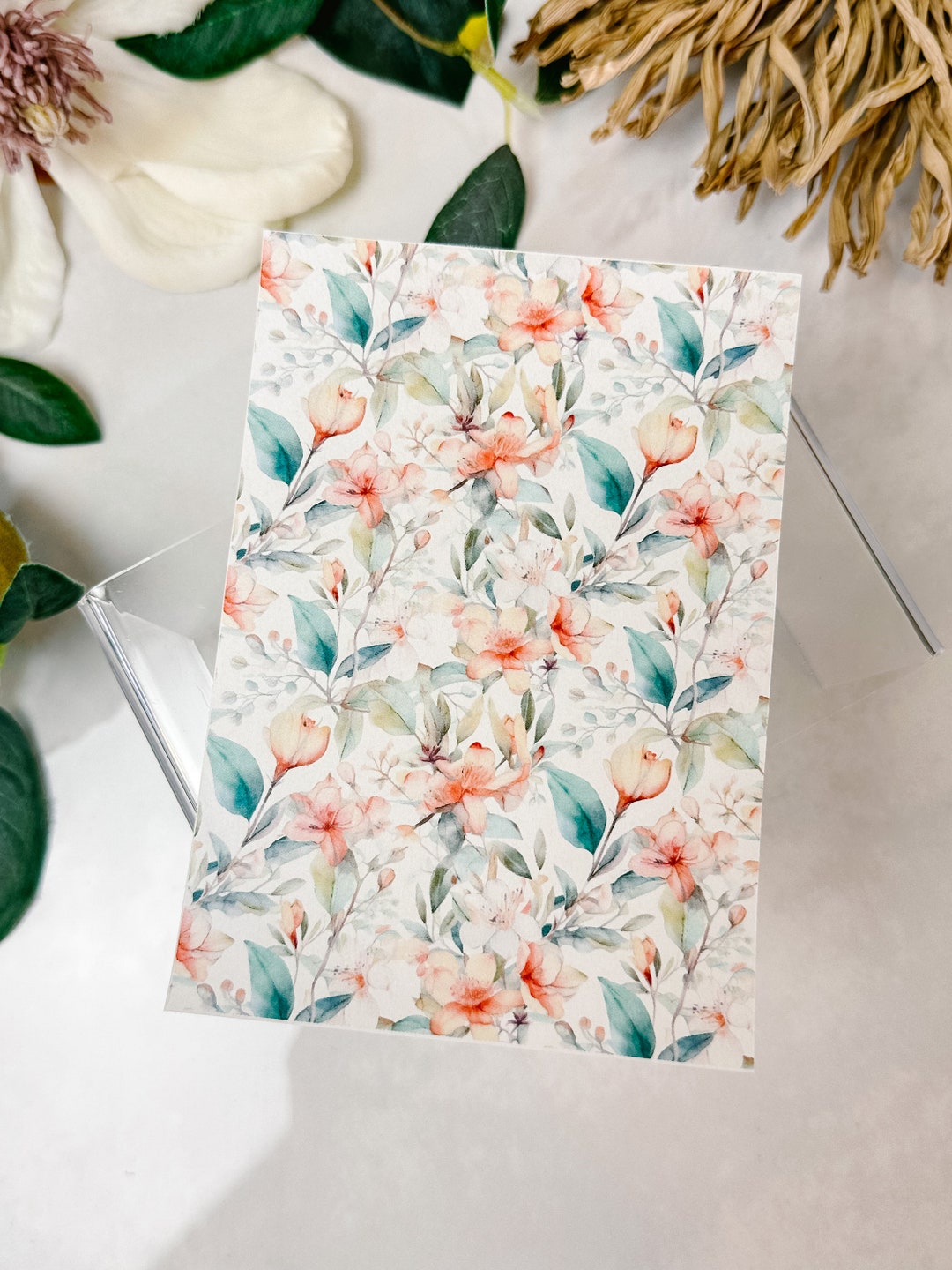 Transfer Paper Sheet 175 Watercolor Florals | Water Soluble Paper