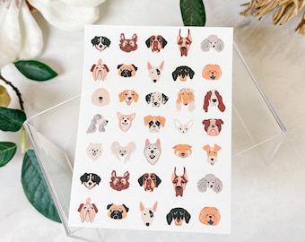 Transfer Paper Sheet 177 Dogs  | Water Soluble Paper Sheets | Image Transfer Paper | Clay Tools | Clay Earrings Making