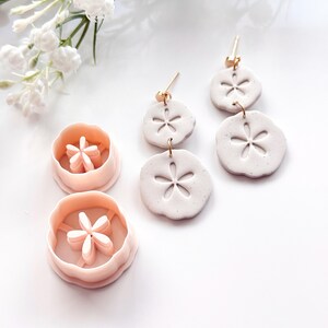 Sand Dollar Polymer Clay Cutter | Polymer Clay Tools | Jewellery Tools | Earring Making | Embossing Clay Tools