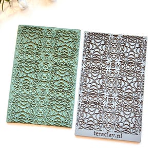Ethnic Tiles #2 Rubber Texture Mat for Polymer Clay | Embossing Clay Tools | Clay Jewellery Tool