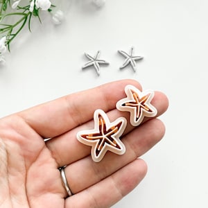 Seestern, Ausstechform Polymer Clay Werkzeuge | Schmuckwerkzeug | Ohrring Herstellung | Embossing von Clay-Werkzeugen