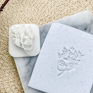 Floral Face Embossing Stamp image 4