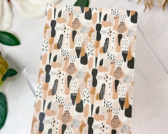 Transfer Paper Sheet 146 Abstract Boho | Water Soluble Paper Sheets | Image Transfer Paper | Clay Tools | Clay Earrings Making