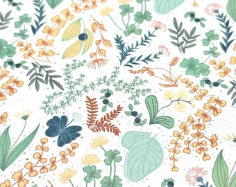 Transfer Paper Sheet 497 Foliage | Image Transfer Paper | Clay Earrings Making
