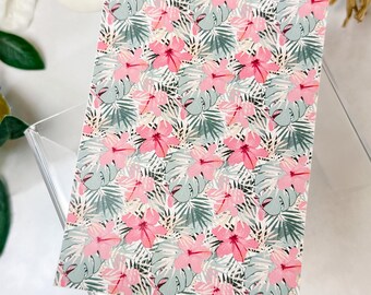 Transfer Paper Sheet 172 Pink Tropics  | Water Soluble Paper Sheets | Image Transfer Paper | Clay Tools | Clay Earrings Making