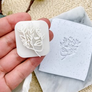 Floral Face Embossing Stamp image 2