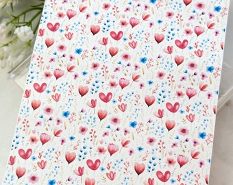 Transfer Paper Sheet 251 Wildflowers | Image Transfer Paper | Clay Tools | Clay Earrings Making