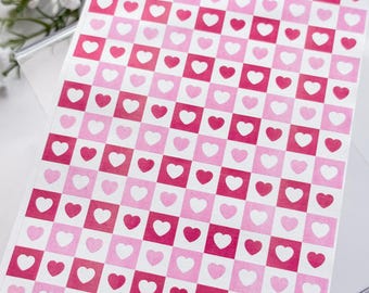 Transfer Paper Sheet 435 Pink Squares  | Water Soluble Paper Sheets | Image Transfer Paper | Clay Tools | Clay Earrings Making