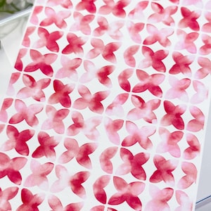 Feuille de papier transfert XOXO 440 | Feuilles de papier solubles dans l'eau | Papier transfert d'image | Outils d'argile | Fabrication de boucles d'oreilles en argile