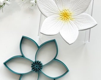 Jasmine Flower Trinket Dish Clay Cutter | Polymer Clay Jewelry Bowl Cutter | Jewellery Dish Cutter