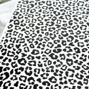Transferpapier Bogen 362 Leopard Schwarz&Weiss | Bildtransferpapier | Ton Ohrringe machen