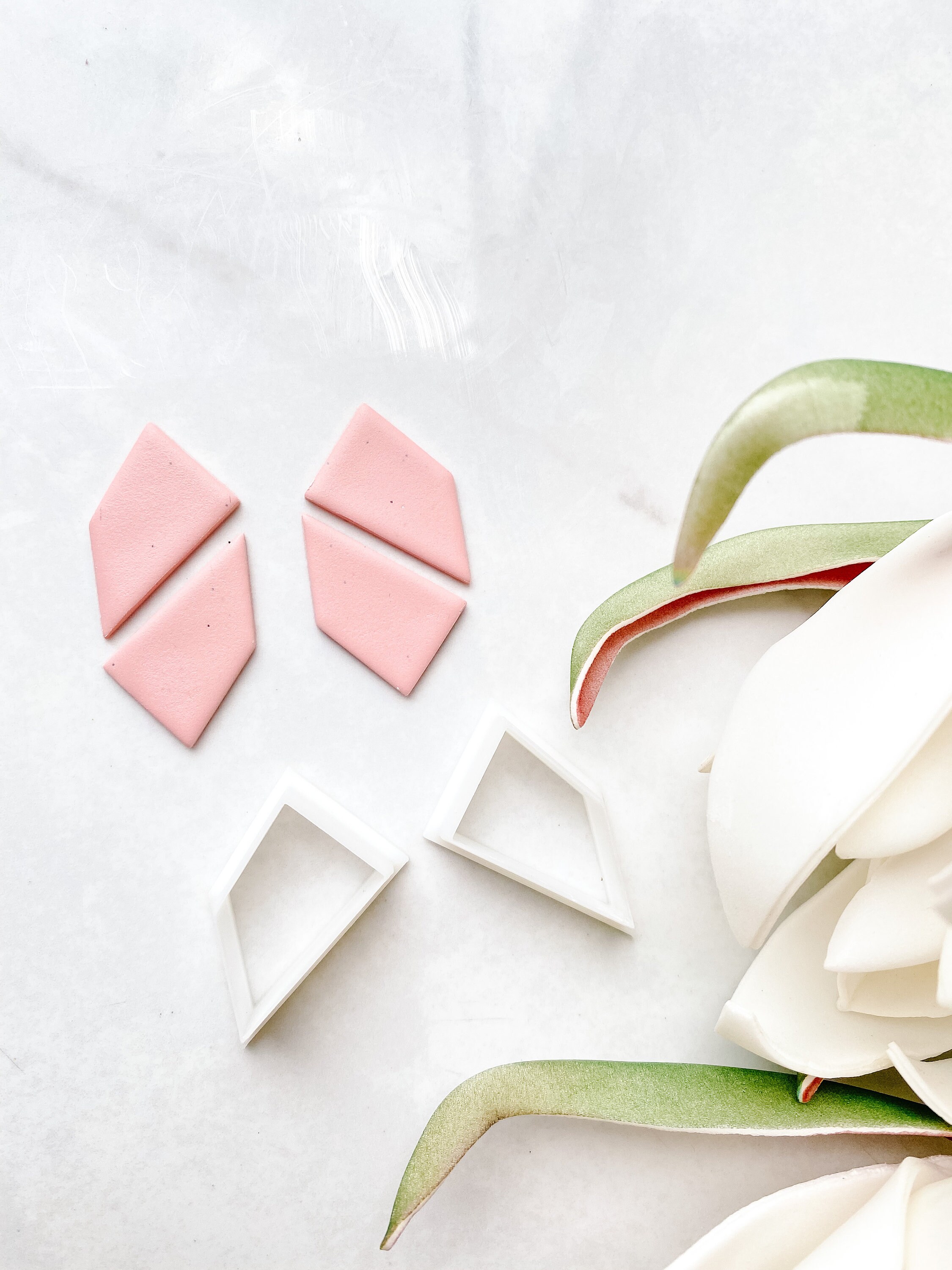 Hexagon Sliced Set Polymer Clay Cutter | Polymer Clay Tools | Jewellery Tools | Earring Making | Embossing Clay Tools