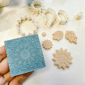 Mandala Texture Mat #7 for Polymer Clay