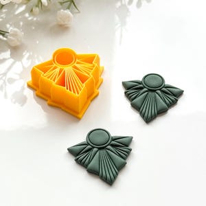 Boho geometrische Form Ausstechform Polymer Clay Werkzeuge | Schmuckwerkzeug | Ohrring Herstellung | Embossing von Clay-Werkzeugen