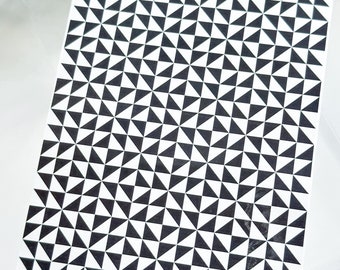 Transfer Paper Sheet 276 Black Triangles | Image Transfer Paper | Clay Tools | Clay Earrings Making