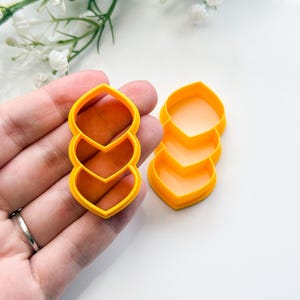 Dreifache Raute Polymer Clay Cutter | Polymer Clay Werkzeuge | Schmuckwerkzeug | Ohrring Herstellung | Embossing von Clay-Werkzeugen