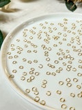 18K Gold Plated Surgical Stainless Steel Open Jump Rings 200pcs/bag Anti-Tarnish | Earring Findings product logo