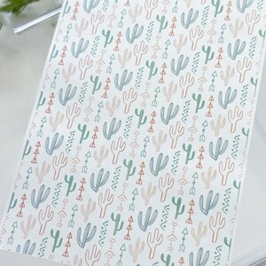 Transferpapier Vel 278 Cactussen | Beeldoverdrachtpapier | Kleigereedschap | Klei oorbellen maken
