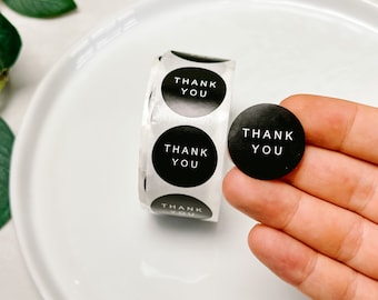 Roll of 500 Sealing Stickers "Thank You" | Packing Supplies | Luxe Packaging Stickers | Thank You for Supporting Small Business