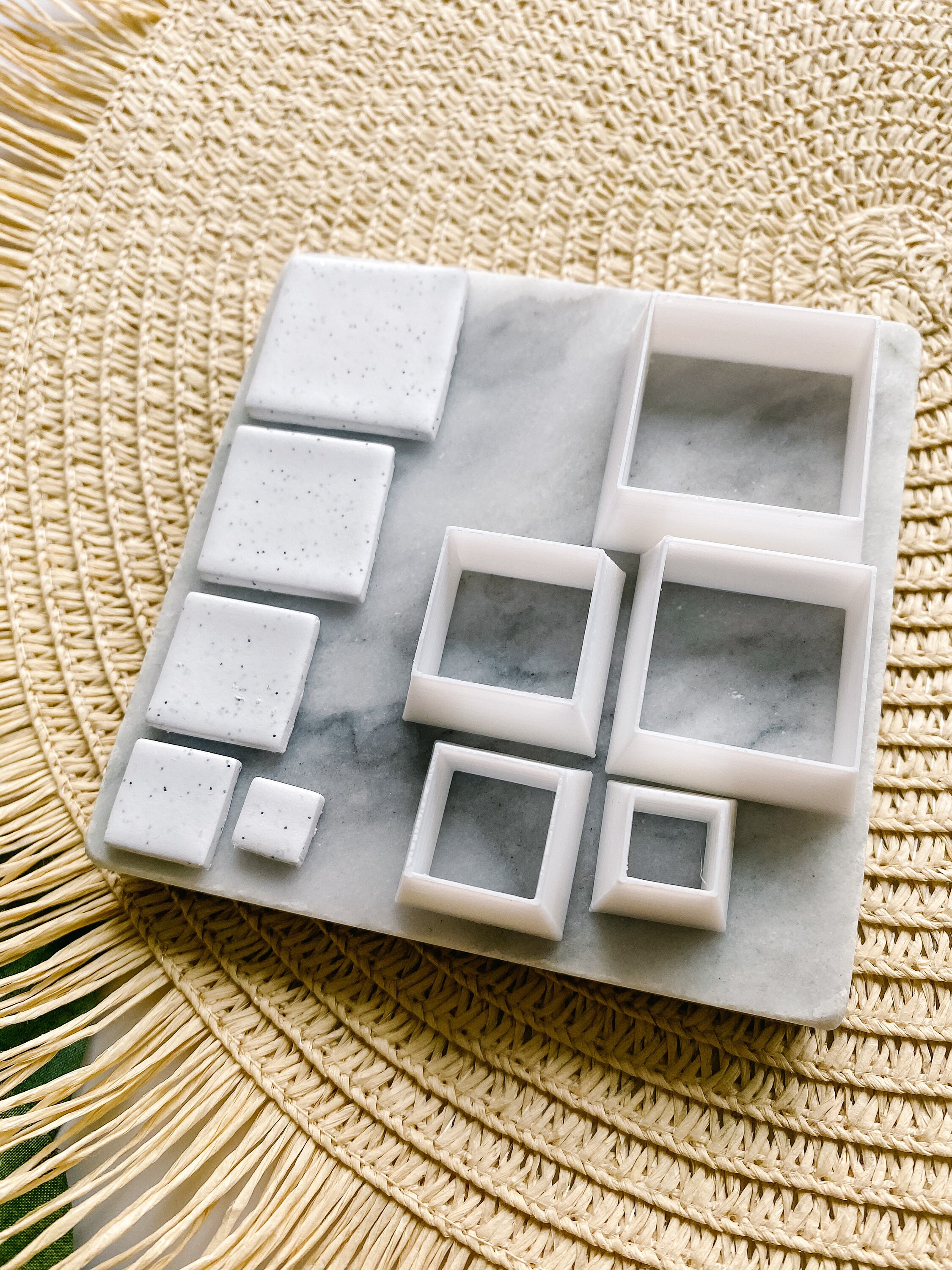Square Polymer Clay Cutters Shape / Square Shape Cutter / Etsy