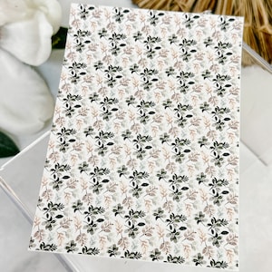 Transfer Paper Sheet 67 Brown Foliage | Water Soluble Paper Sheets | Image Transfer Paper | Clay Tools | Clay Earrings Makin