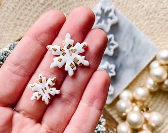 Snowflake Christmas Clay Cutters Extra Sharp