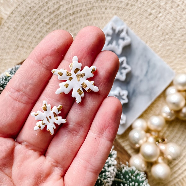 Snowflake Christmas Clay Cutters Extra Sharp