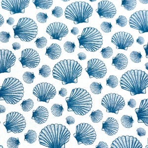Transfer Paper Sheet 482 Seashells #3 | Image Transfer Paper | Clay Earrings Making
