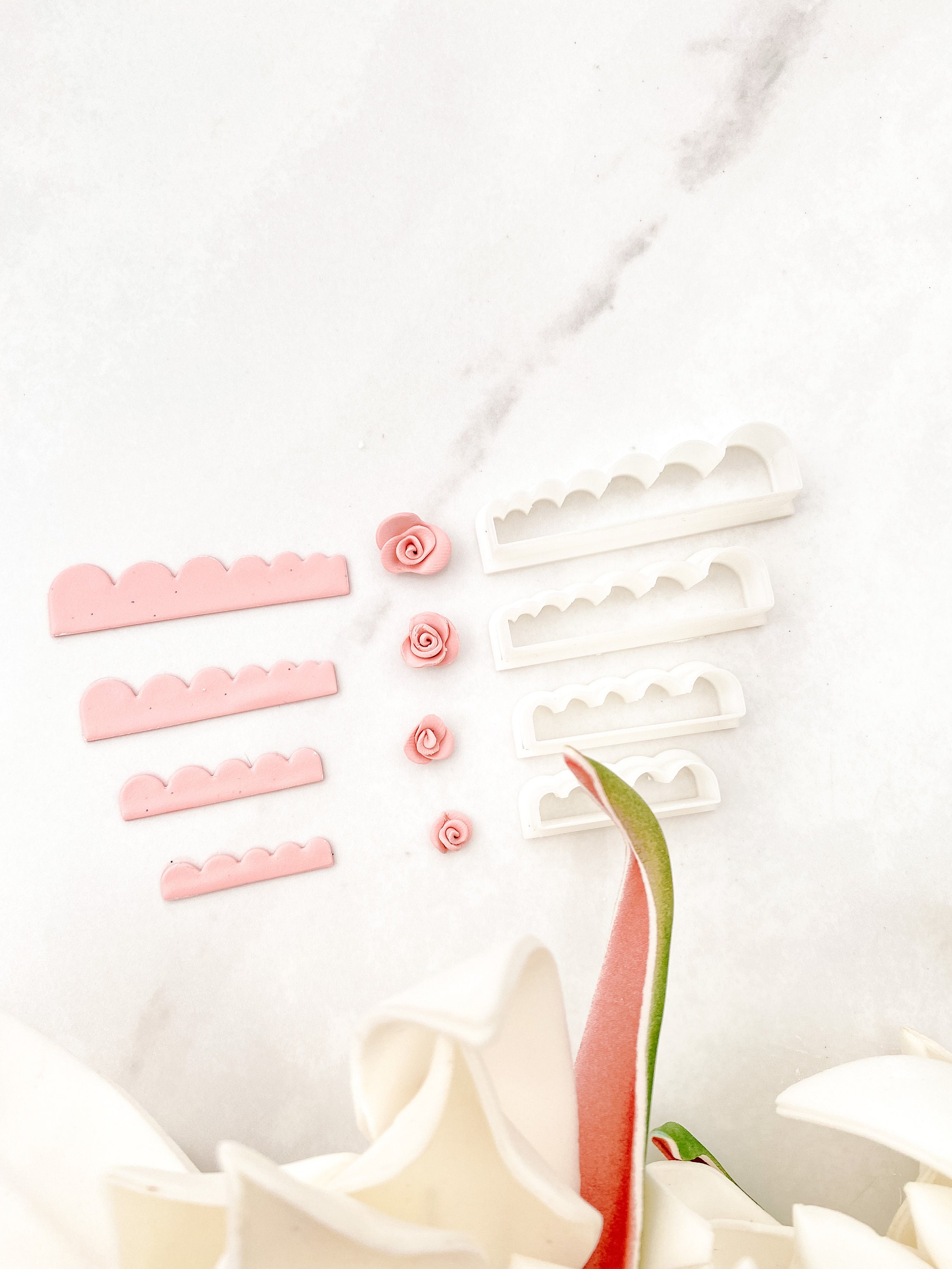 3D Rolling Floral Polymer Clay Cutter | Polymer Clay Tools | Jewellery Tools | Earring Making | Embossing Clay Tools