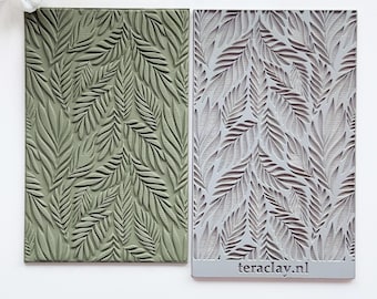 Gorgeous Leaves Rubber Texture Mat for Polymer Clay | Jewellery Making Tool