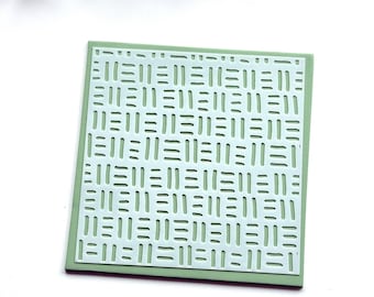 Lines Clay Stencil Sheet | Reusable Polymer Clay Texture Stencil | Polymer Clay Tools