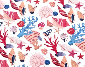 Transfer Paper Sheet 488 Seashells & Corals | Image Transfer Paper | Clay Earrings Making