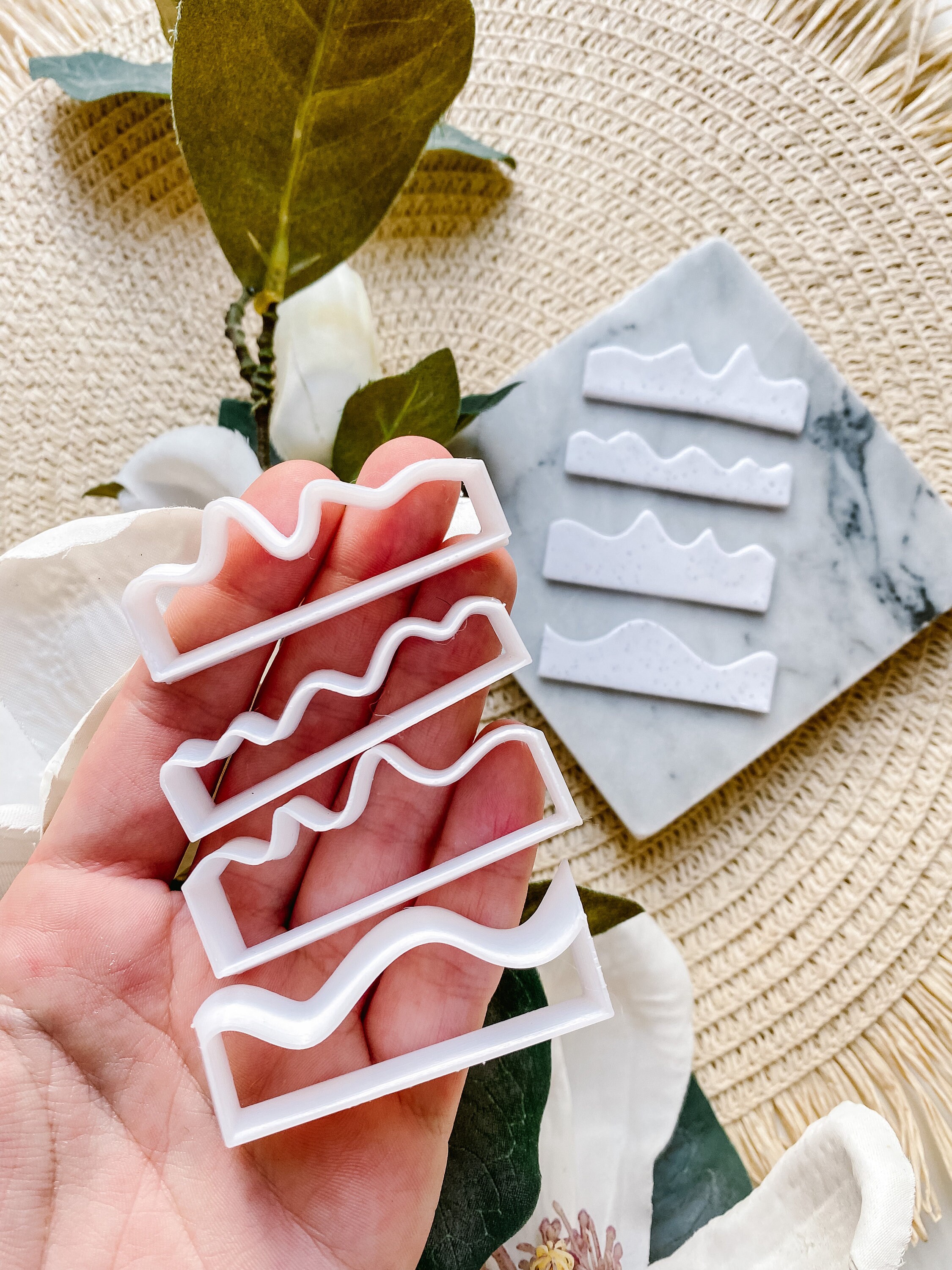 Keoker Obst-Ohrringformen Aus Silikon – 3D-Formen Für Polymer-Ton, Wiederverwendbar & Ofenfest