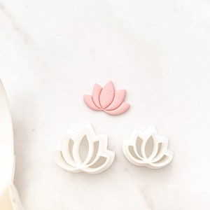 Lotus  Polymer Clay Cutter | Polymer Clay Tools | Jewellery Tools | Earring Making | Embossing Clay Tools