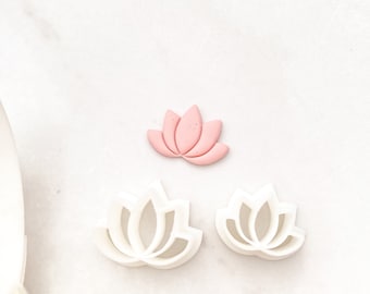 Lotus  Polymer Clay Cutter | Polymer Clay Tools | Jewellery Tools | Earring Making | Embossing Clay Tools