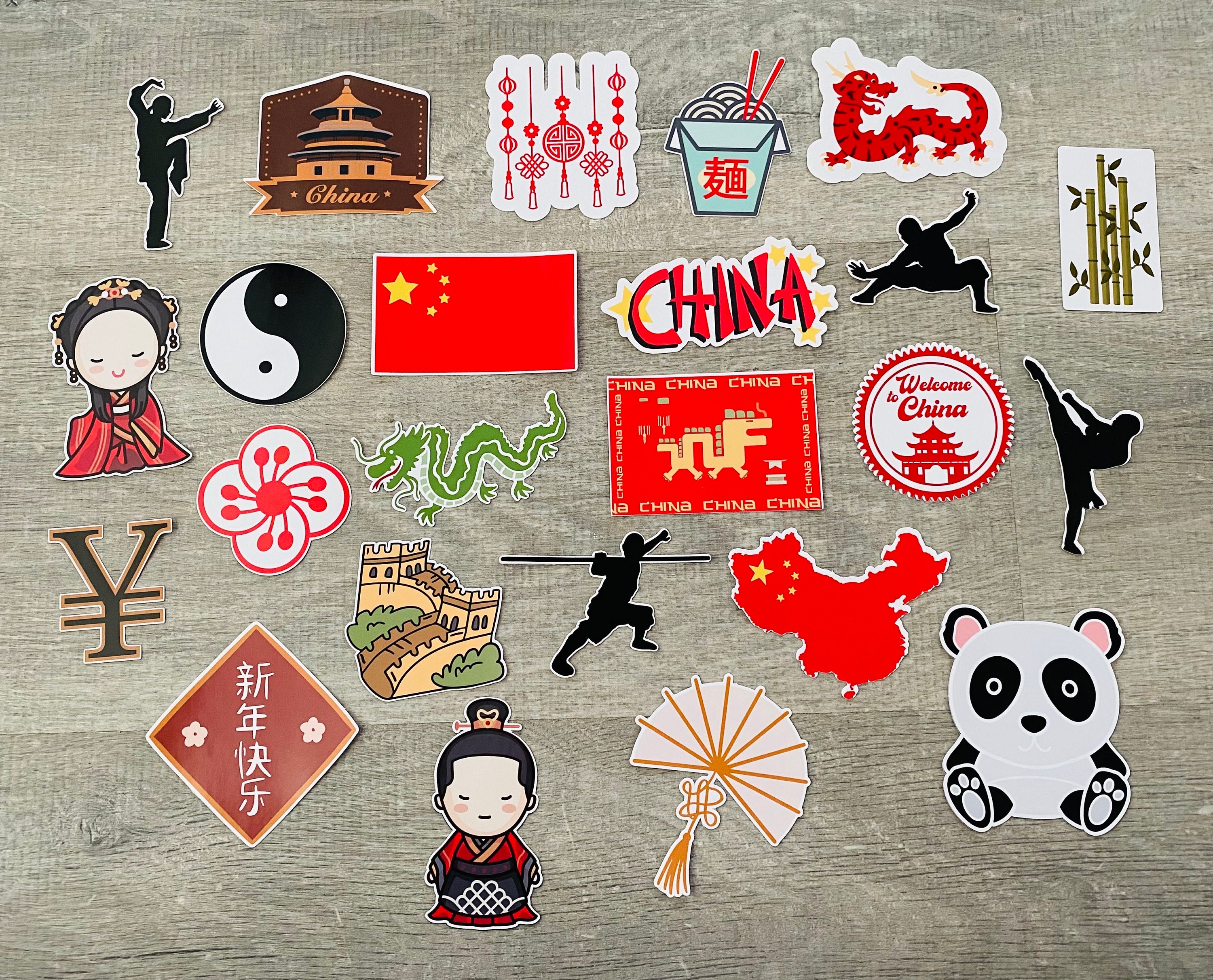 China Stickers - Etsy