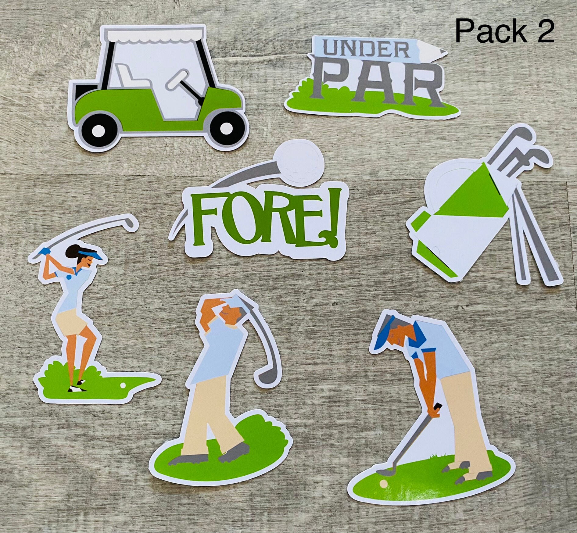 Golf Boot Sticker Golf Stickers - Etsy