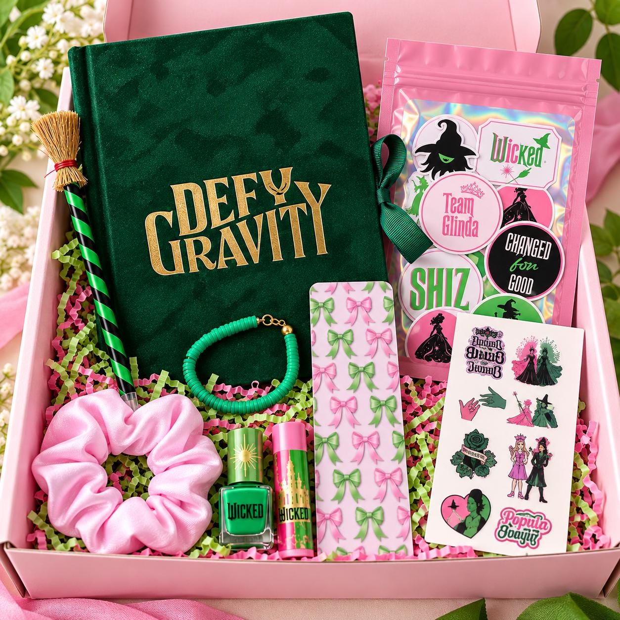 Wicked Girls Gift Box, Stationery Set, Stickers, Makeup Bag - Etsy