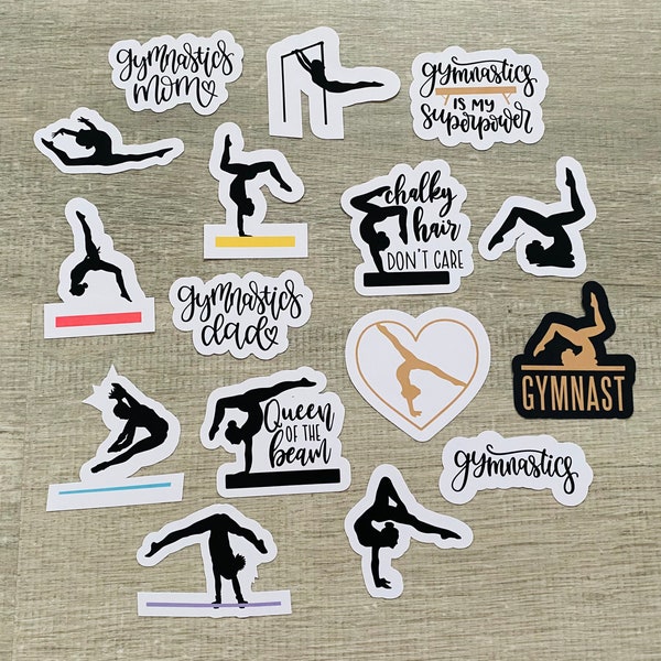 Gymnastics Decal Etsy