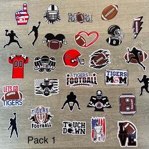 Football Sticker Pattern American Football Stickers Personalised - Etsy