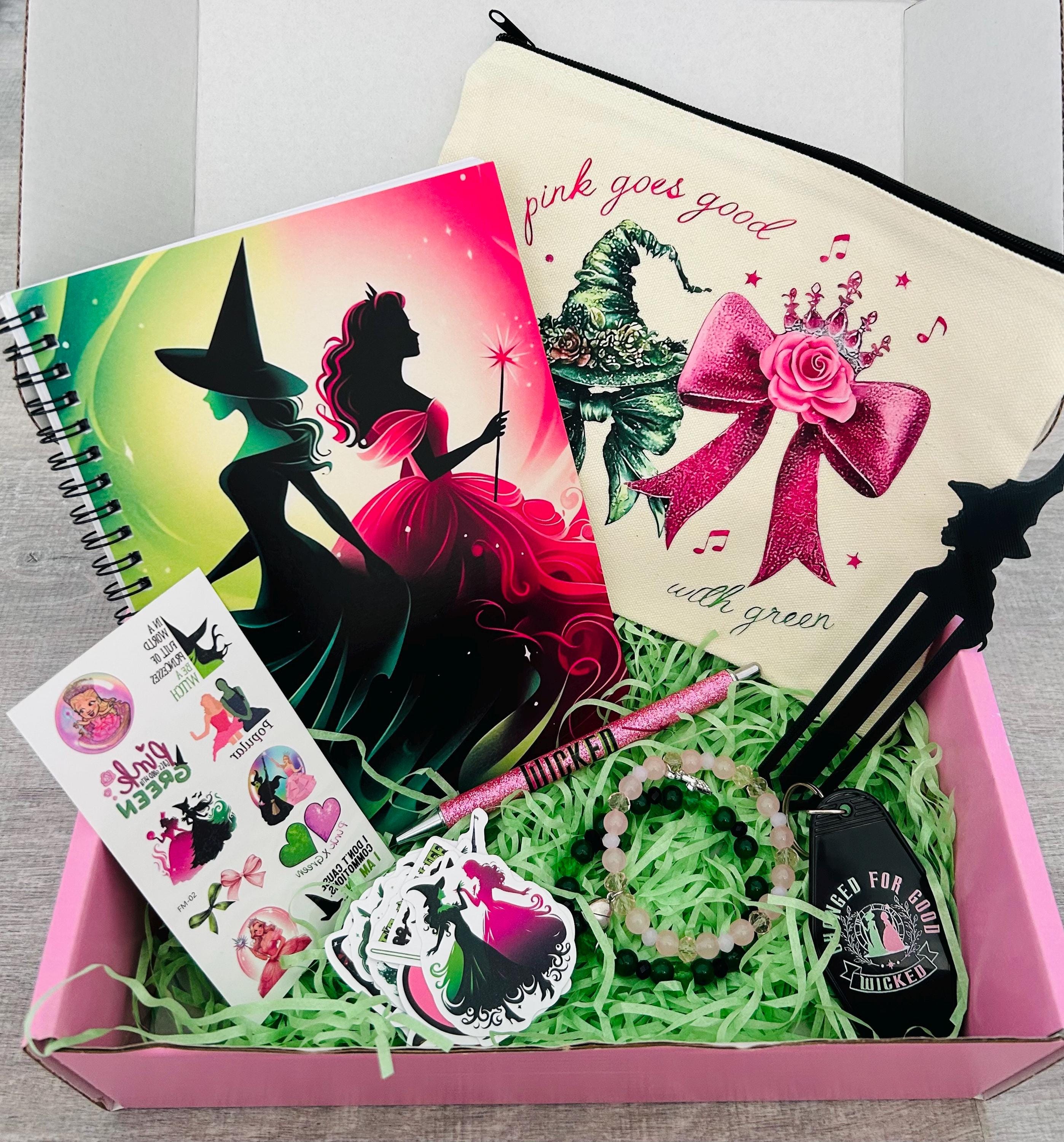 Wicked Girls Gift Box, Stationery Set, Stickers, Makeup Bag - Etsy