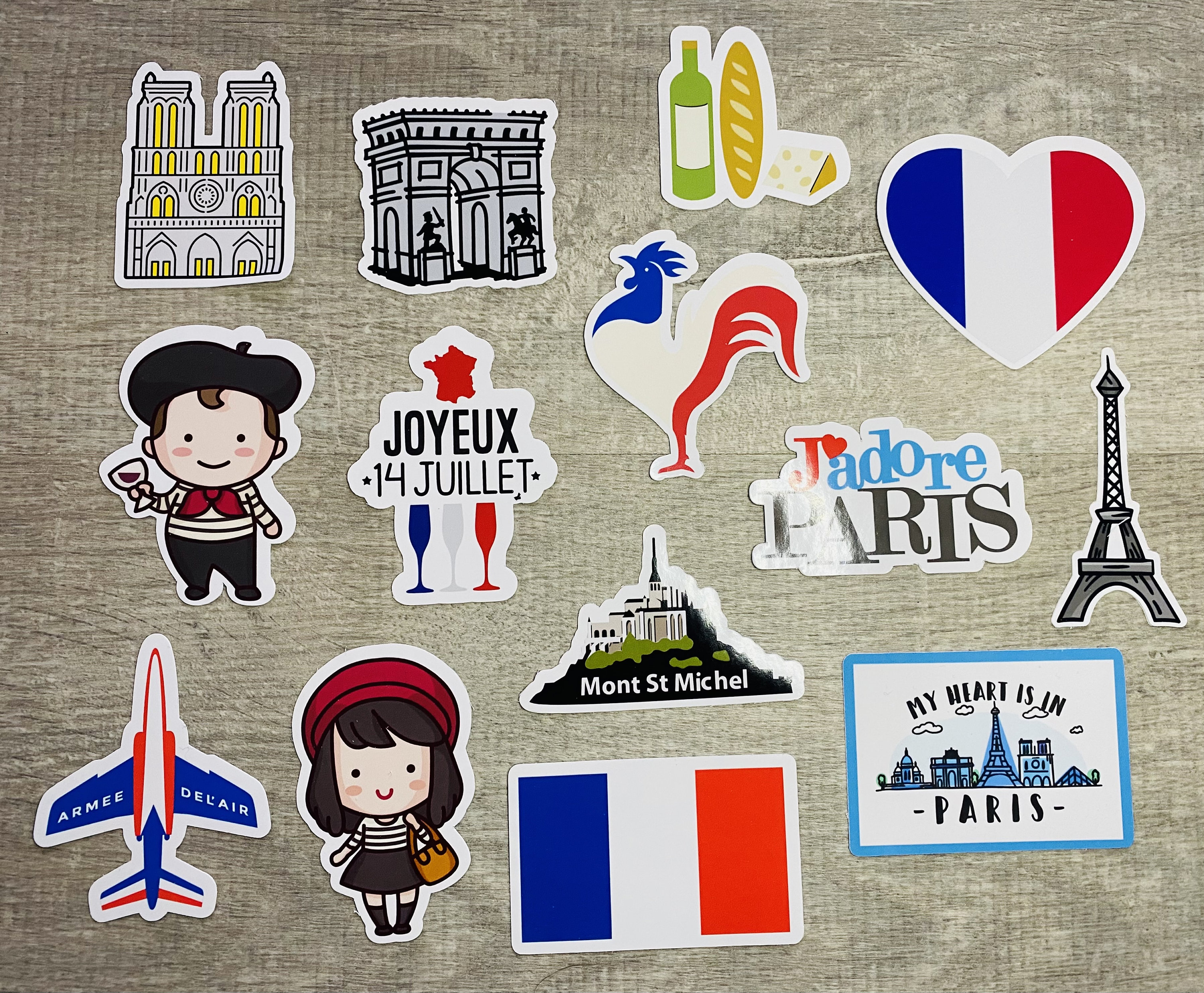 France Stickers - Etsy