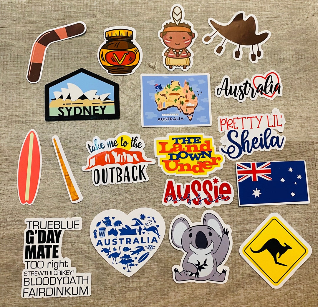 Australia Stickers Etsy Australia