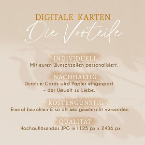 Digital Party Einladung Geburtstag Personalisiert Zum Versenden per Whatsapp Kraftpapier Bild 8