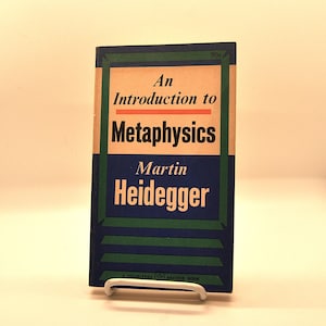 An Introduction to Metaphysics - Martin Heidegger - 1959 Doubleday Anchor Paperback