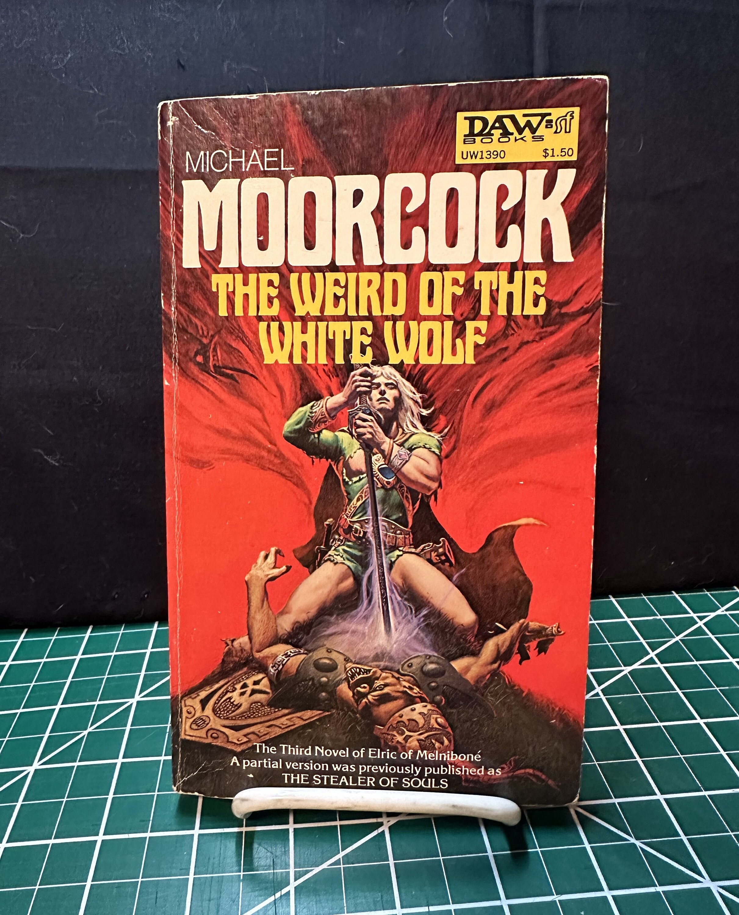The Weird of the White Wolf Michael Moorcock 1977 DAW Cover by Michael  Whelan Book 3 - Etsy